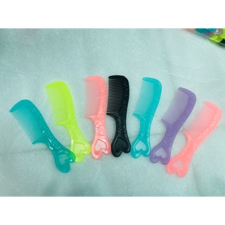 💝Set 10 Lược Mini Cán TIM, dễ thương (dài 12cm)