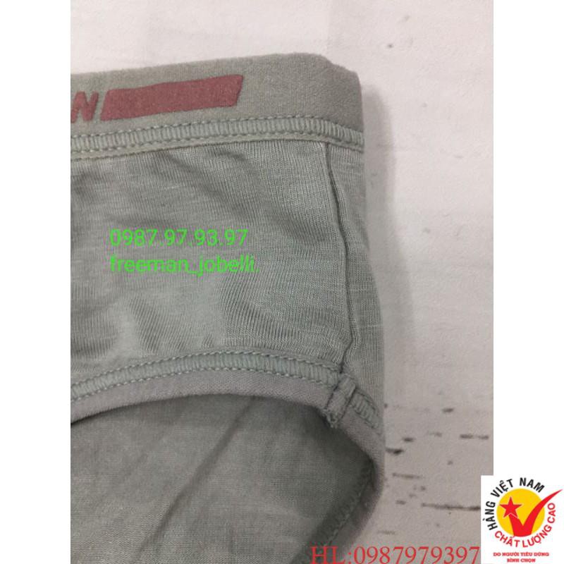 Quần xì nam size bình thường đến size đại Freeman 6040-6050,giá cty 69k-bán 45k,quần sịp cotton lụa[hình thật + video