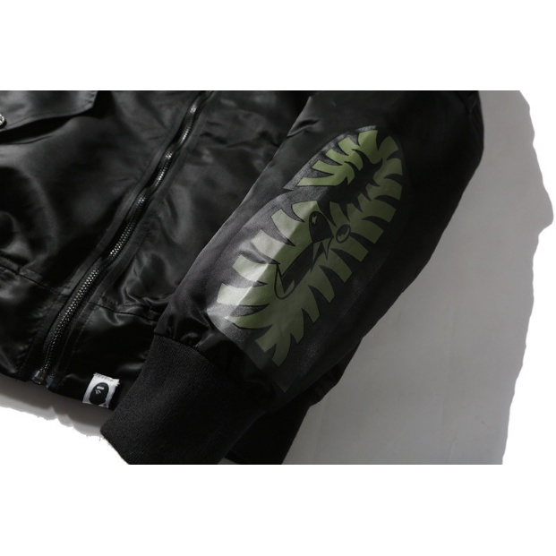 Áo Khoác Bóng Chày Da PU Phong Cách BAPE aape 2021 Cá Tính Cho Nam