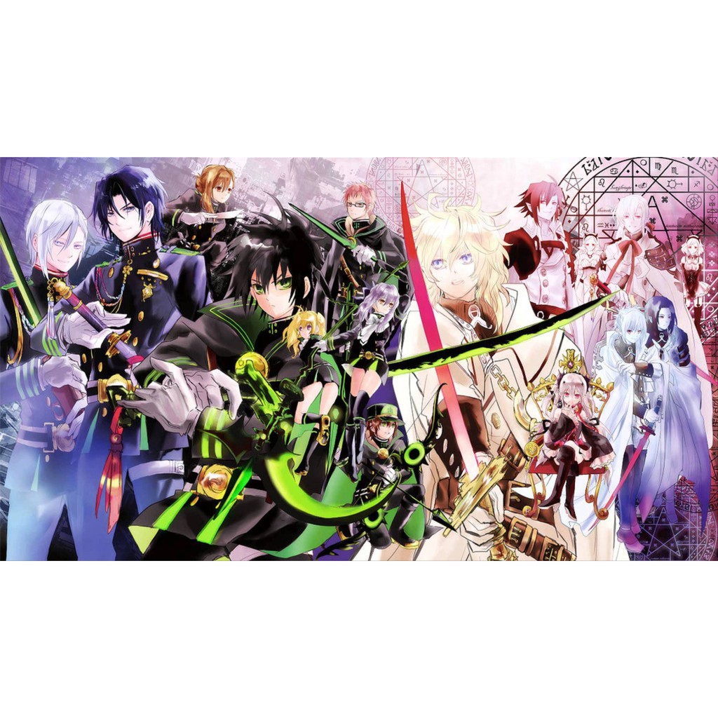 Combo full bộ thiệp khổ lớn Owari no Seraph - Thiên thần tận thế