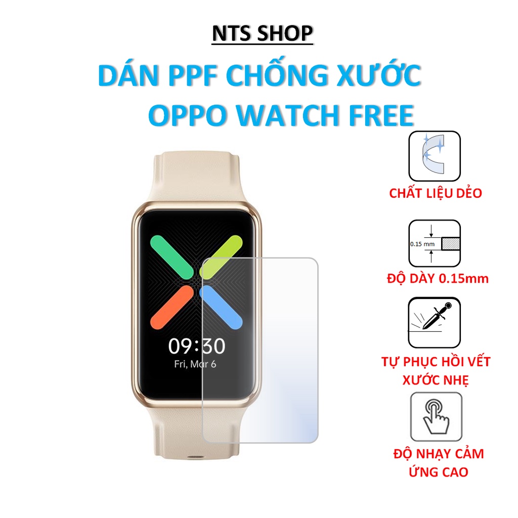 Dán PPF chống xước màn hình OPPO Watch Free