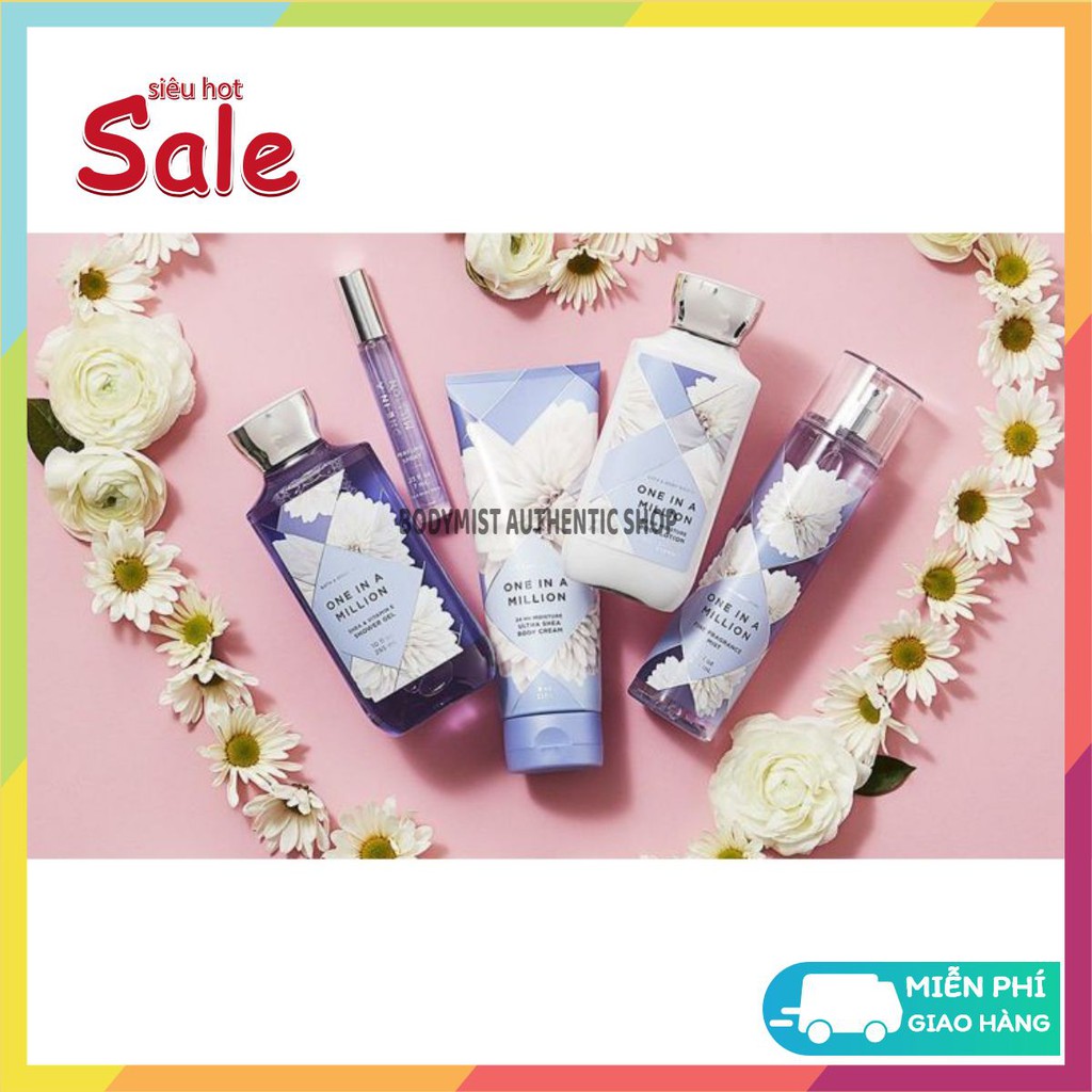 BBW® Xịt thơm Có Nhũ Bath and Body Works -  One In a Million Diamond [𝑩𝒐𝒅𝒚𝒎𝒊𝒔𝒕 𝑨𝒖𝒕𝒉𝒆𝒏𝒕𝒊𝒄] | Thế Giới Skin Care