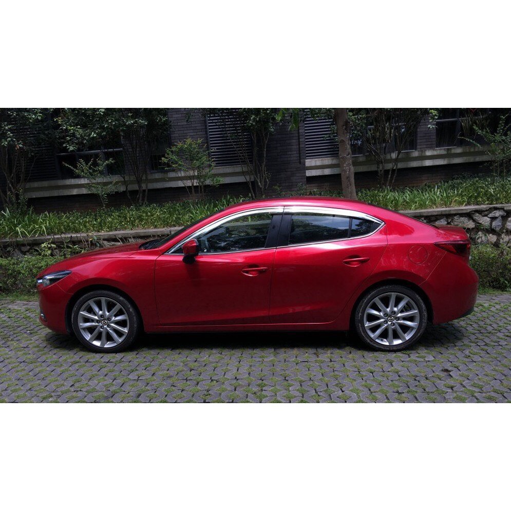 Vè che mưa mạ crom cao cấp Hàn Quốc Mazda 3 2015 2016 2017 2018 2019