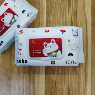 Khăn ướt trẻ em Tiny Neko Bịch 40/100psc