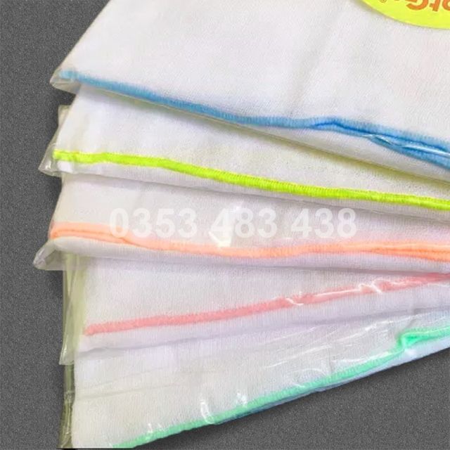 Khăn sữa 4 lớp cotton siêu thấm gói 10 cái (có size lớn)