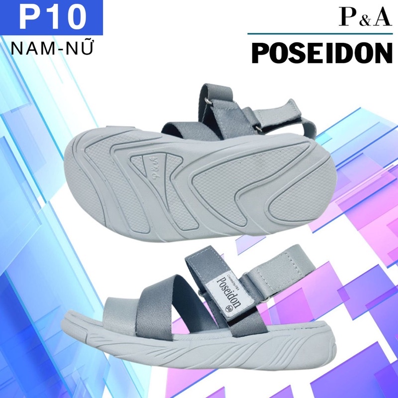 GIÀY SANDALS P&amp;A P10 NAM/ NỮ SIÊU NHẸ SIÊU ÊM ĐẾ PHYLON MAU KHÔ