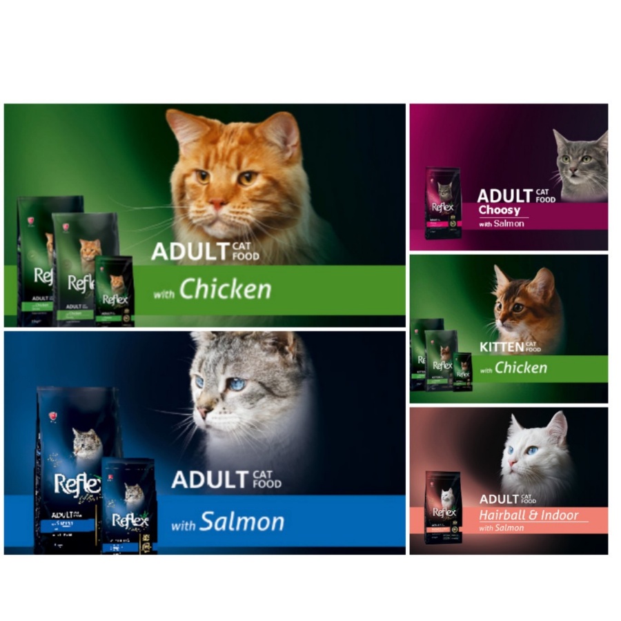 Hạt Reflex Kitten Adult Cho Mèo Lớn, Mèo Con - Đầy đủ các dòng