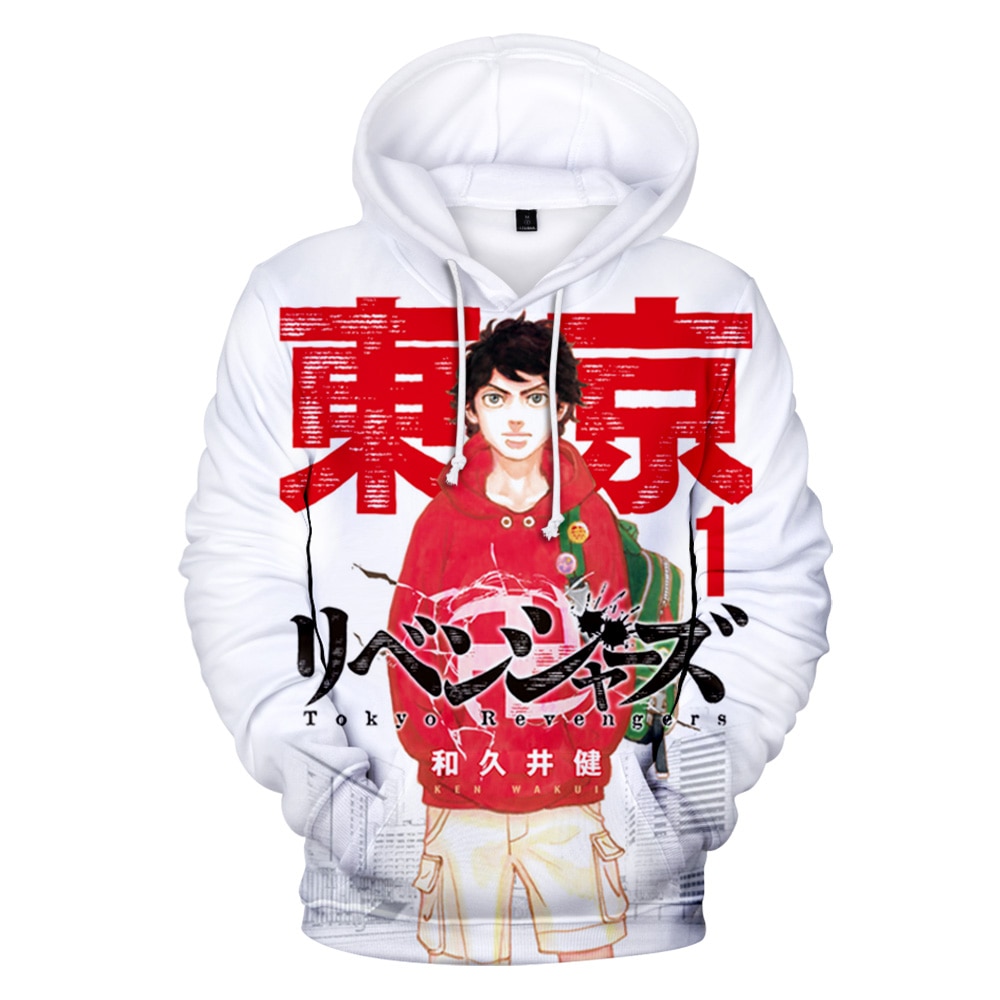 Áo Hoodie In Hình Truyện Tranh Tokyo Revenge 3d Cá Tính Cho Bé