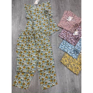 Đồ bộ quần 9t hoa mango, ib chọn màu