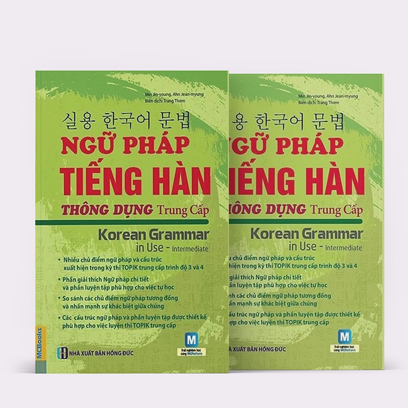 Sách – Ngữ Pháp Tiếng Hàn Thông Dụng - Trung Cấp (Học Cùng App Mcbooks)