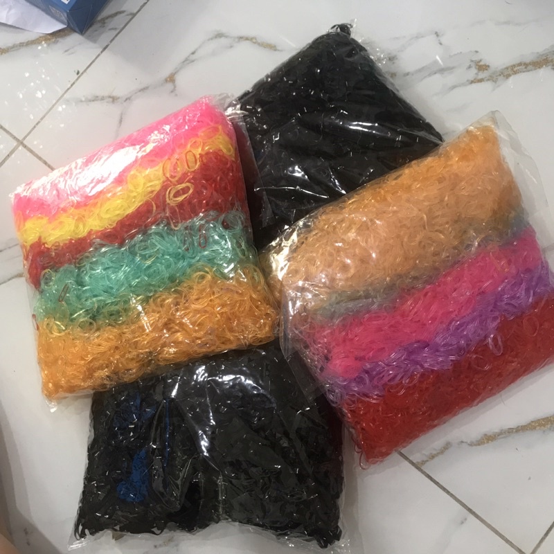 1kg Dây Thun Buột Tóc Cho Bé Nhiều Màu