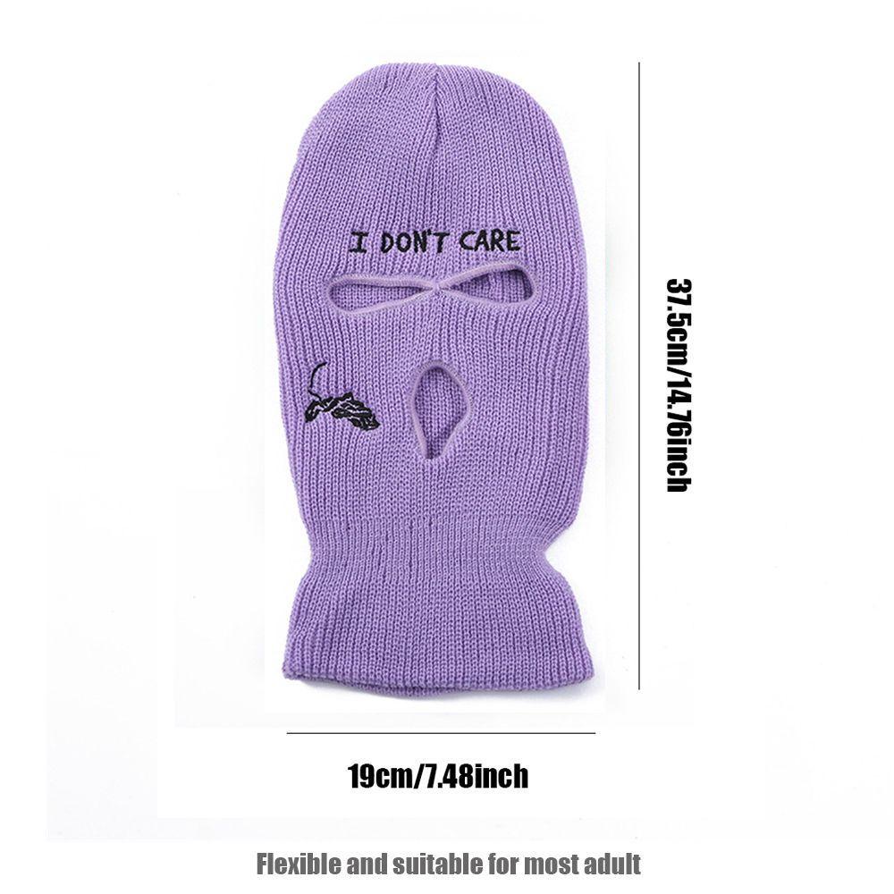 Mũ Beanie 3 Lỗ Phong Cách Hip Hop Thời Trang Mùa Đông