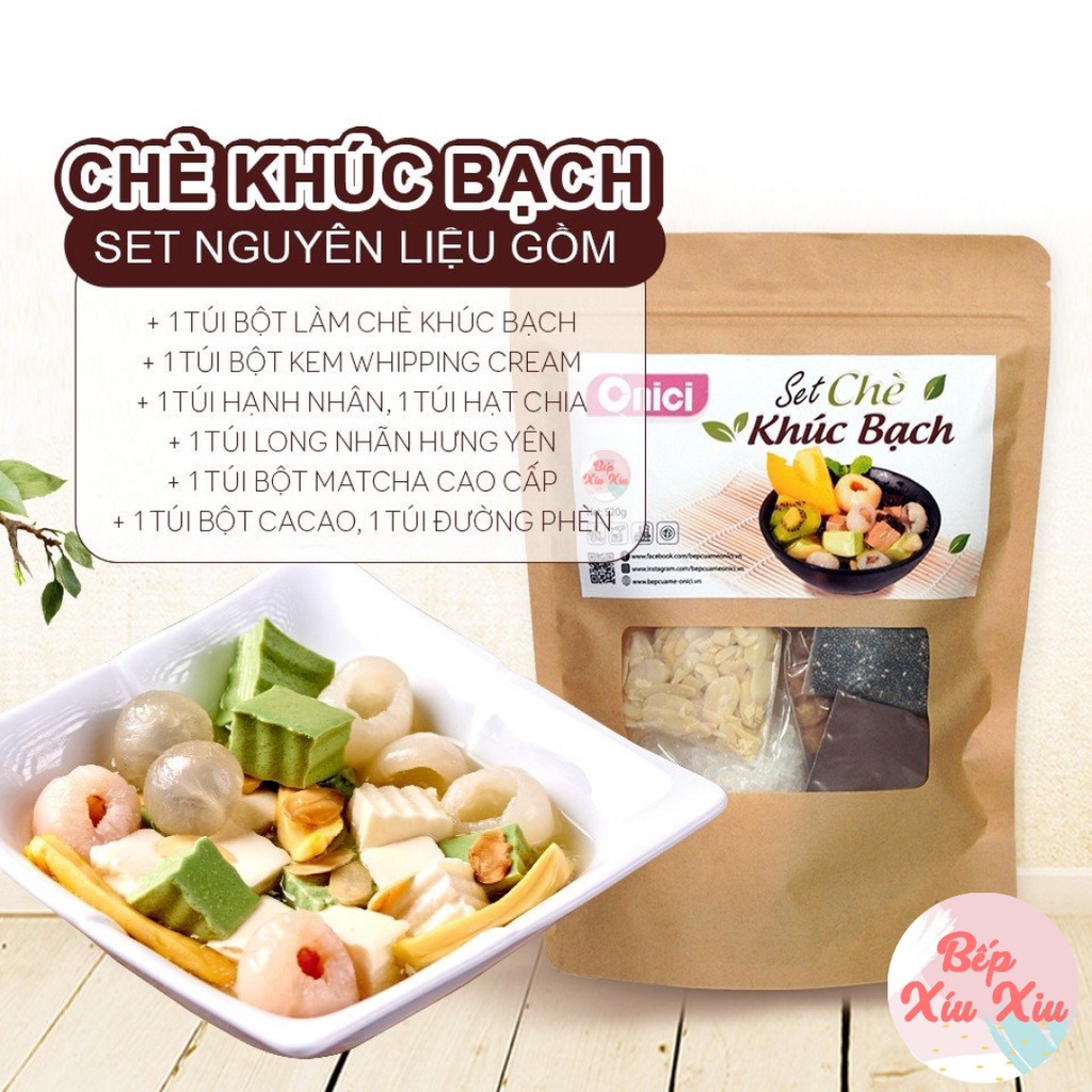 Chè khúc bạch set lớn 20 chén, tự nấu khúc bạch tại nhà cùng BẾP XÍU XIU ngọt mát, thơm ngon