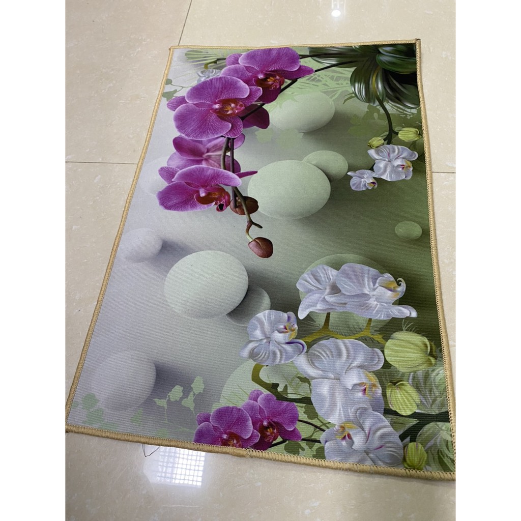 Thảm Lau Chân 3D Chống Trơn Trượt 40x60CM