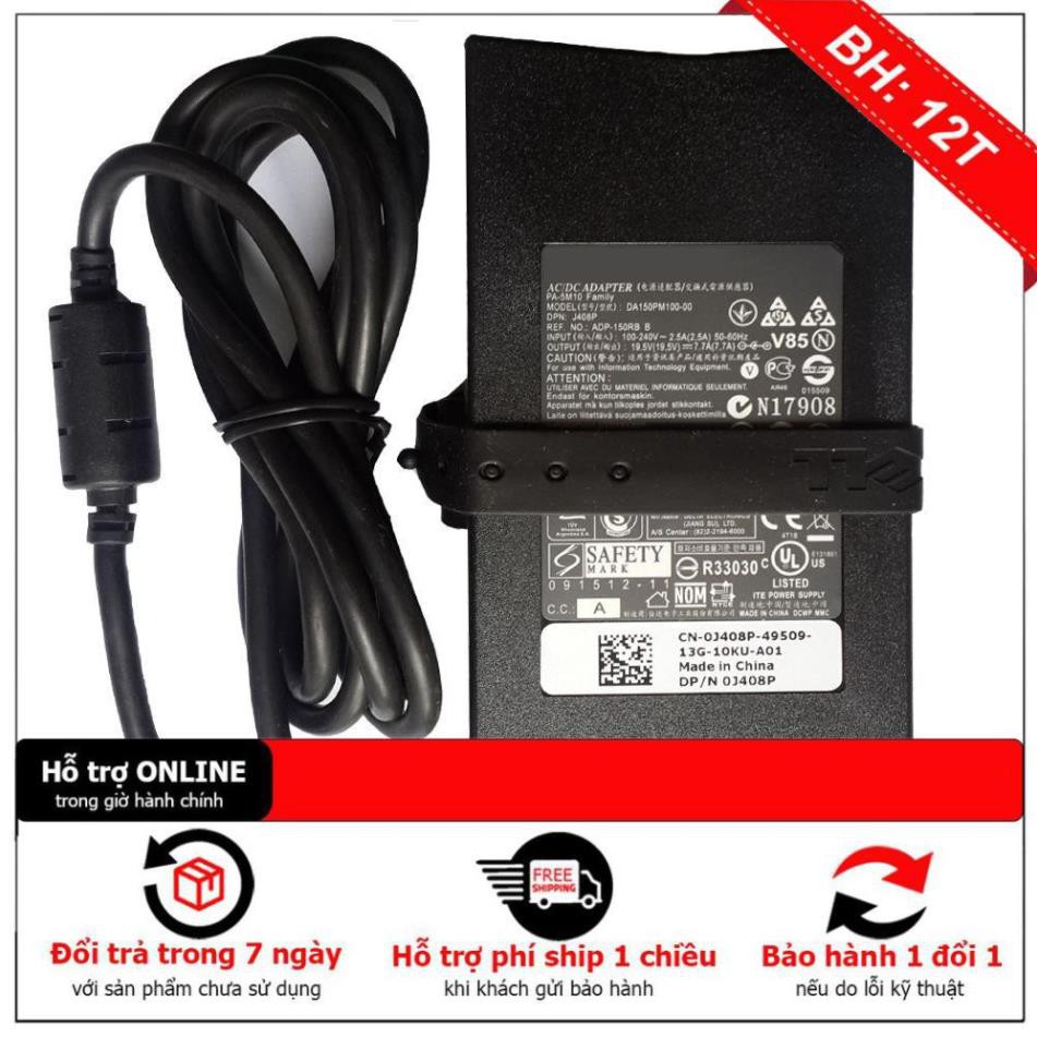 BH12TH Sạc Laptop Dell Inspiron 15 7000 7559 7566 7567 6.7A chân kim to