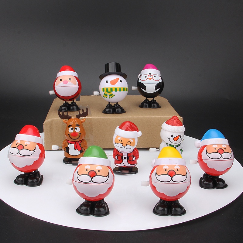 Đồ chơi lên dây cót ZHAN QI TOYS hình ông già noel/người tuyết/tuần lộc nhiều màu đáng yêu cho bé