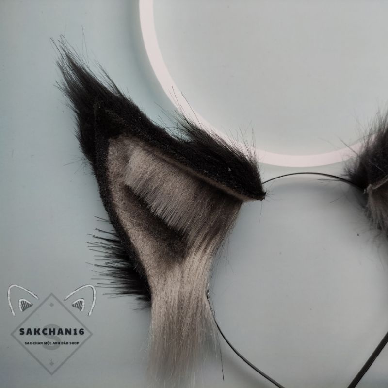 Tai cáo đen xám cosplay độc đáo