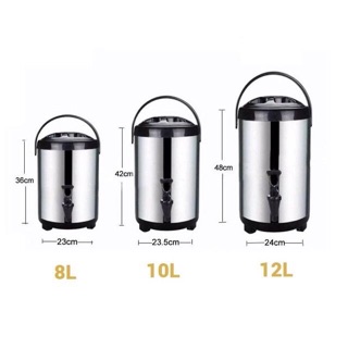 Bình ủ trà giữ nhiệt Inốc (8 lít)