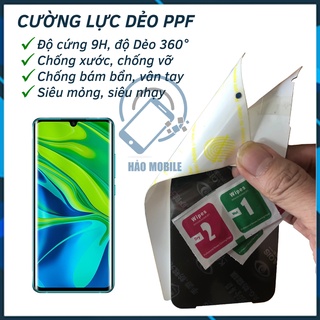 Dán dẻo ppf xiaomi mi note 10, note 10 lite, note 10 pro