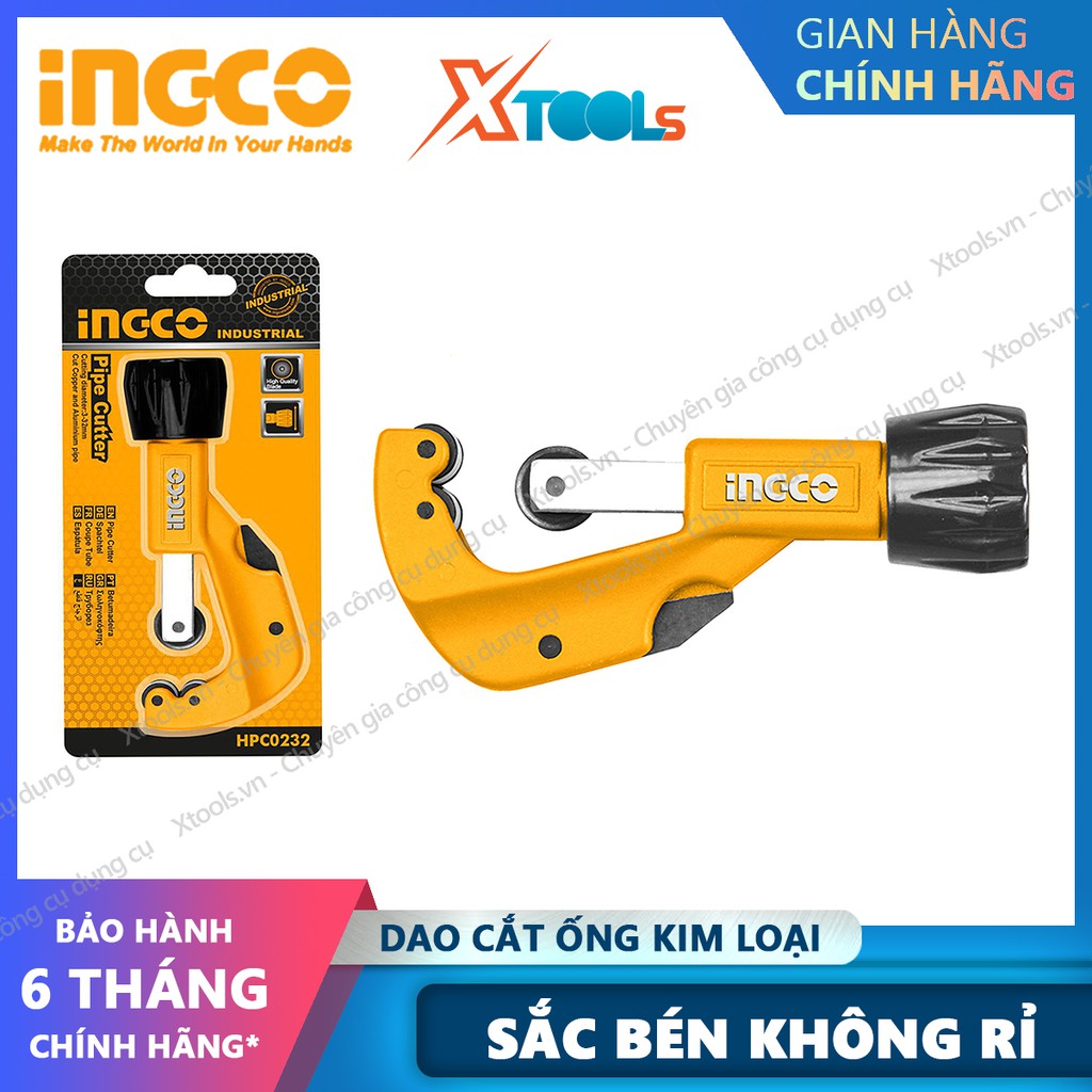 Dao cắt ống kim loại chuyên dụng INGCO HPC0232 lưỡi dao siêu bén chống rỉ cắt ống đồng nhôm sửa chữa máy lạnh tủ lạnh