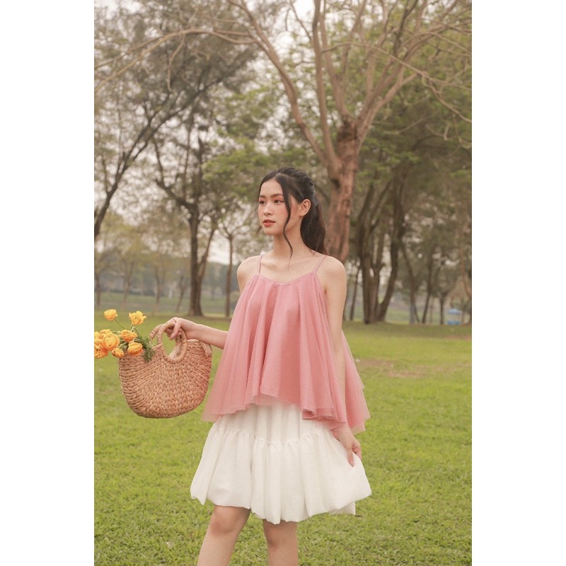 ÁO HAI DÂY - JASMINE SHIRT - ÁO DÂY XOÈ