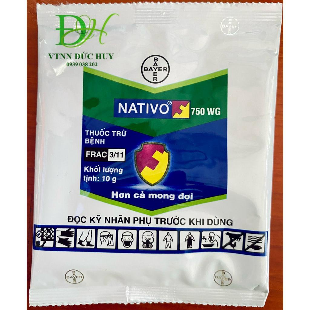 Nativo 750WG gói nhỏ 10gr bình máy 25l – Đặc trị thán thư, phấn trắng hiệu quả