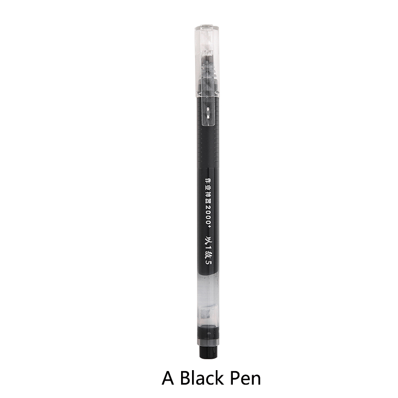 Bút Bi Mực Đen Đỏ Xanh Cỡ Lớn Ngòi 0.5mm