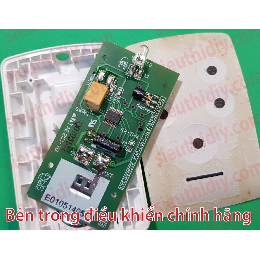 Mạch quạt Mitsubishi chính hãng theo máy, nguyên bản hoặc nâng cấp nguồn