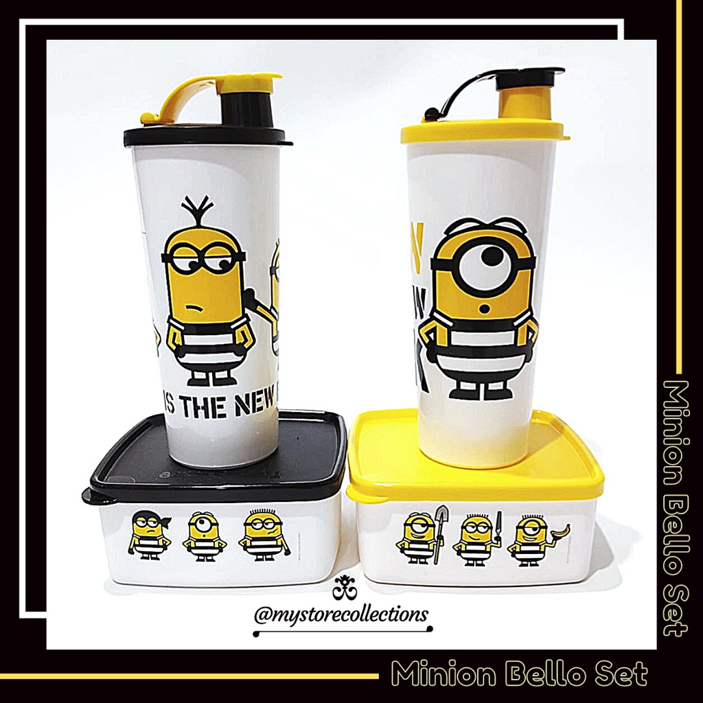 Bộ Ly Uống Nước Minion Bello (Bình Nước Uống)