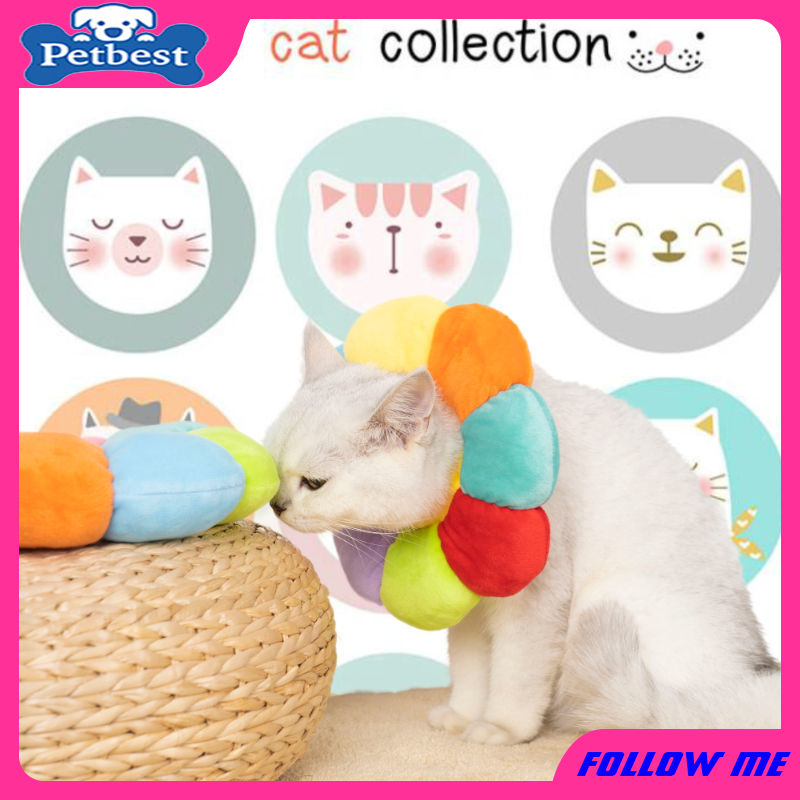 ELIZABETH SUN FLOWER Vòng Đeo Cổ Họa Tiết Hoa Xinh Xắn Dành Cho Thú Cưng