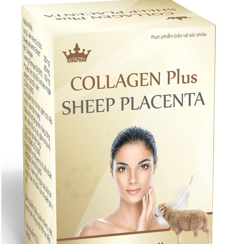 Viên uống Collagen Plus Sheep Placenta – Hỗ trợ làm đẹp da, chống lão hóa