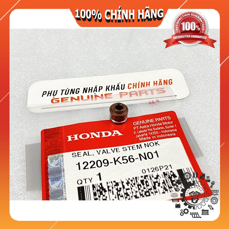 Phốt xupap SONIC, WINNER, VARIO 160, GTR, CBR, PCX, BEAT, SCOOPY, GENIO nhập Honda Indo
