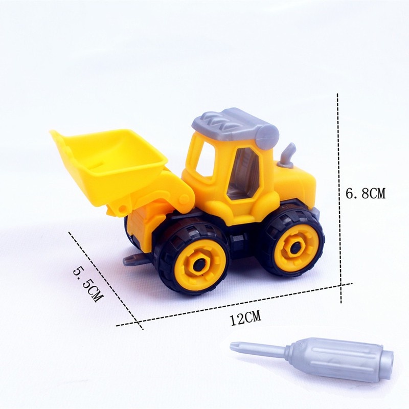 Mô Hình Xe Cần Cẩu Trang Trí Bánh Kem