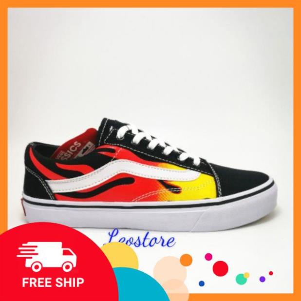 [Chất lượng số 1] [Box hãng, Free ship] Giầy sneaker Van old kool Lửa nam nữ | BigBuy360 - bigbuy360.vn
