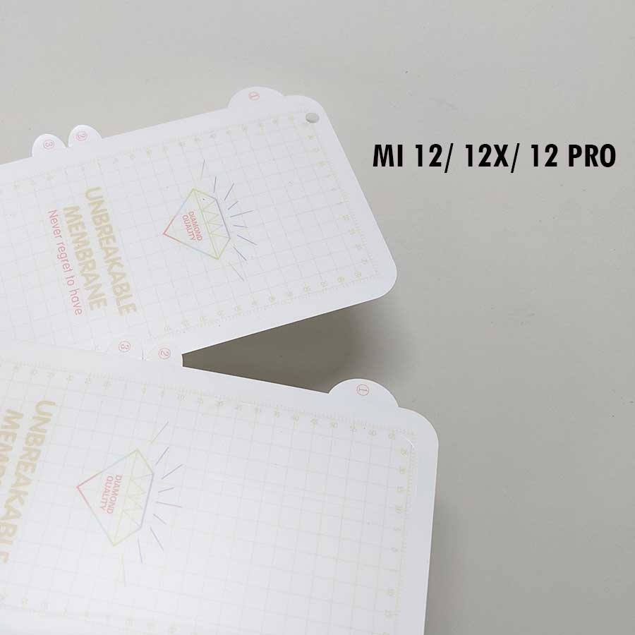 Miếng dán dẻo PPF Xiaomi Mi 12/ 12X/ 12 Pro chống xước màn hình