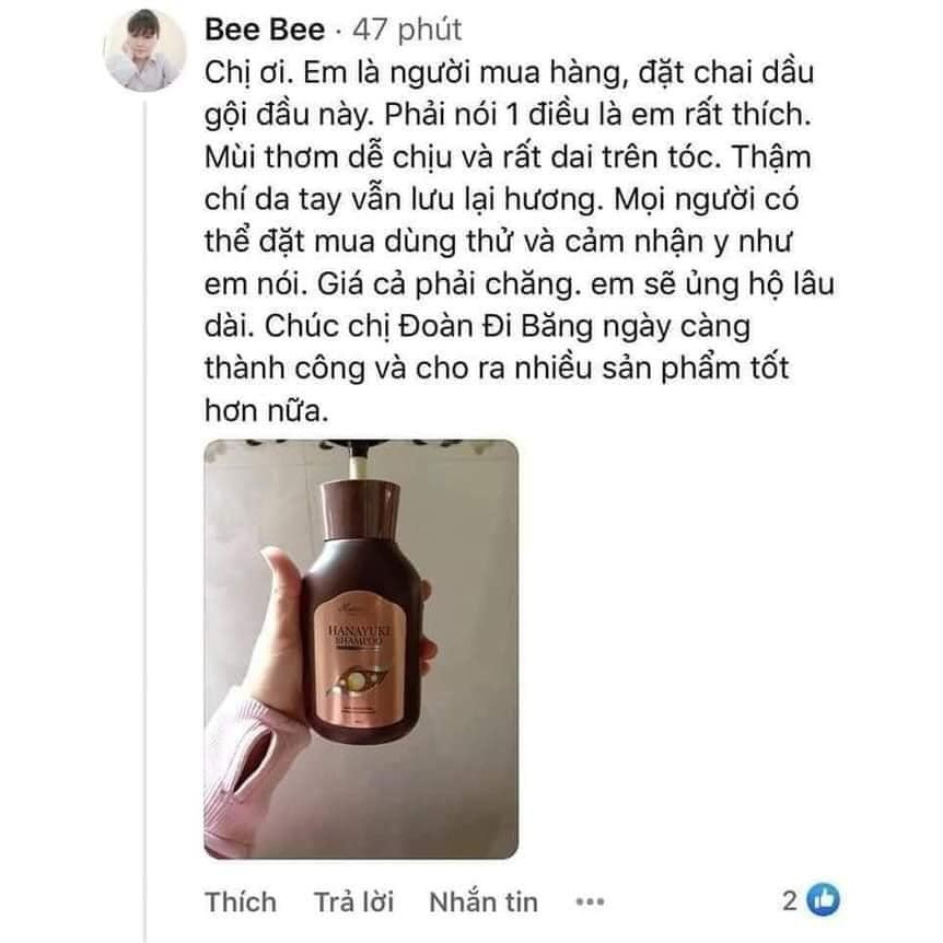 DẦU GỘI HANAYUKI SHAMPOO 300ML