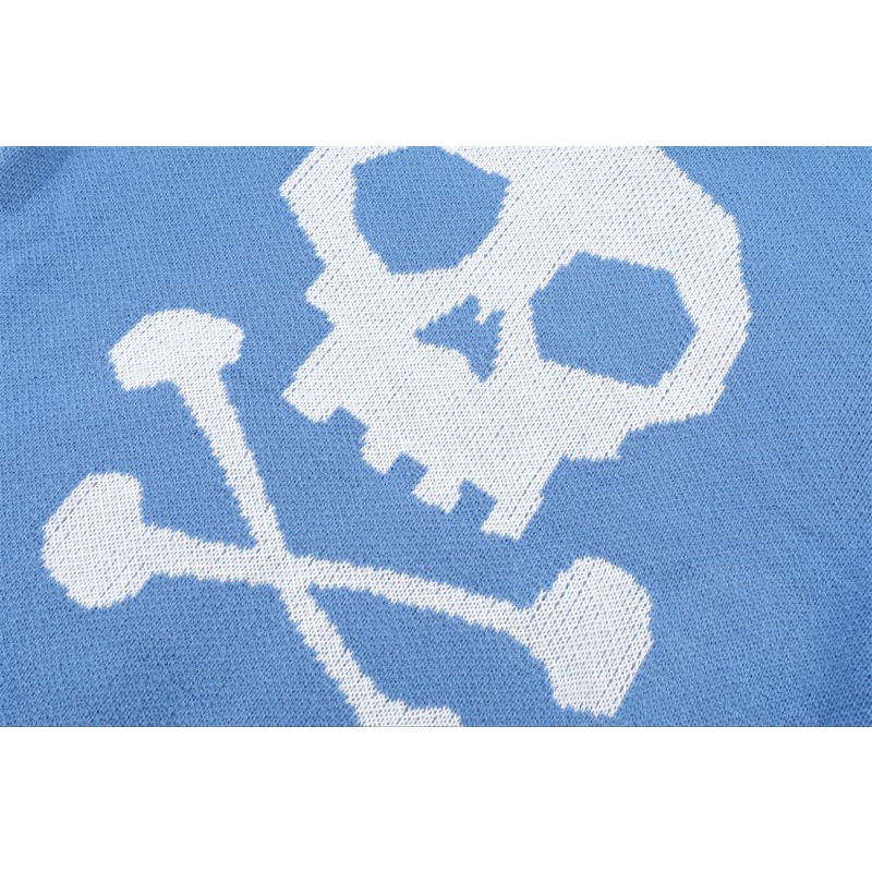 Áo khoác FAIRFOCUS SKULL - Áo dệt kim form rộng