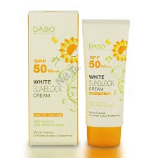 [ Hàng Chính Hãng ]- Kem Chống Nắng Không Nhờn Dính Tác Dụng Lâu DaBo White Sunblock cream Hàn Quốc 1000ml