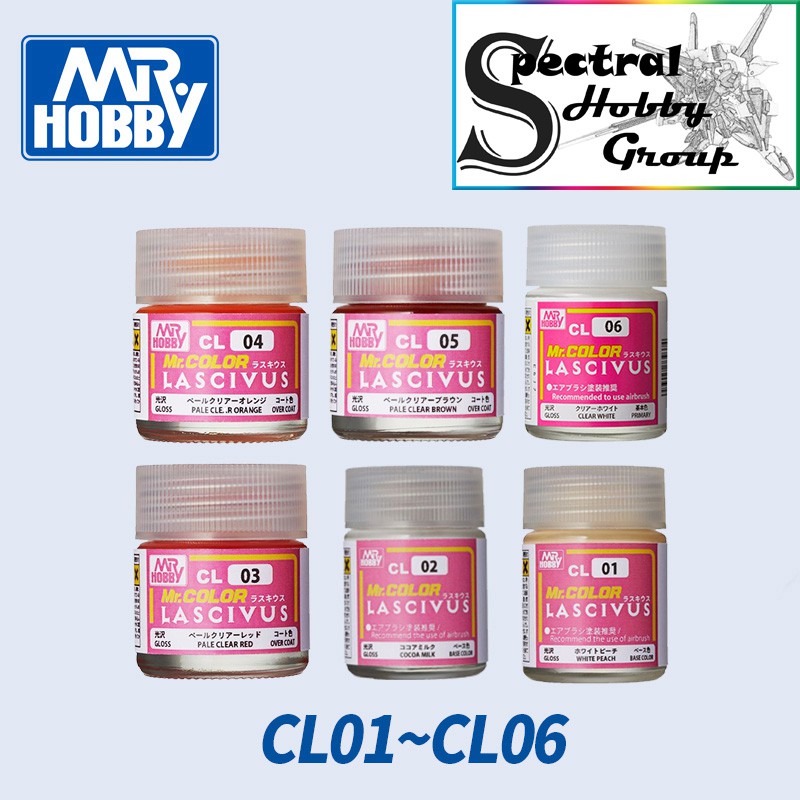 Sơn mô hình màu da figure skin color mr hobby Lascivus CL01 ~ CL09 CL skintones series