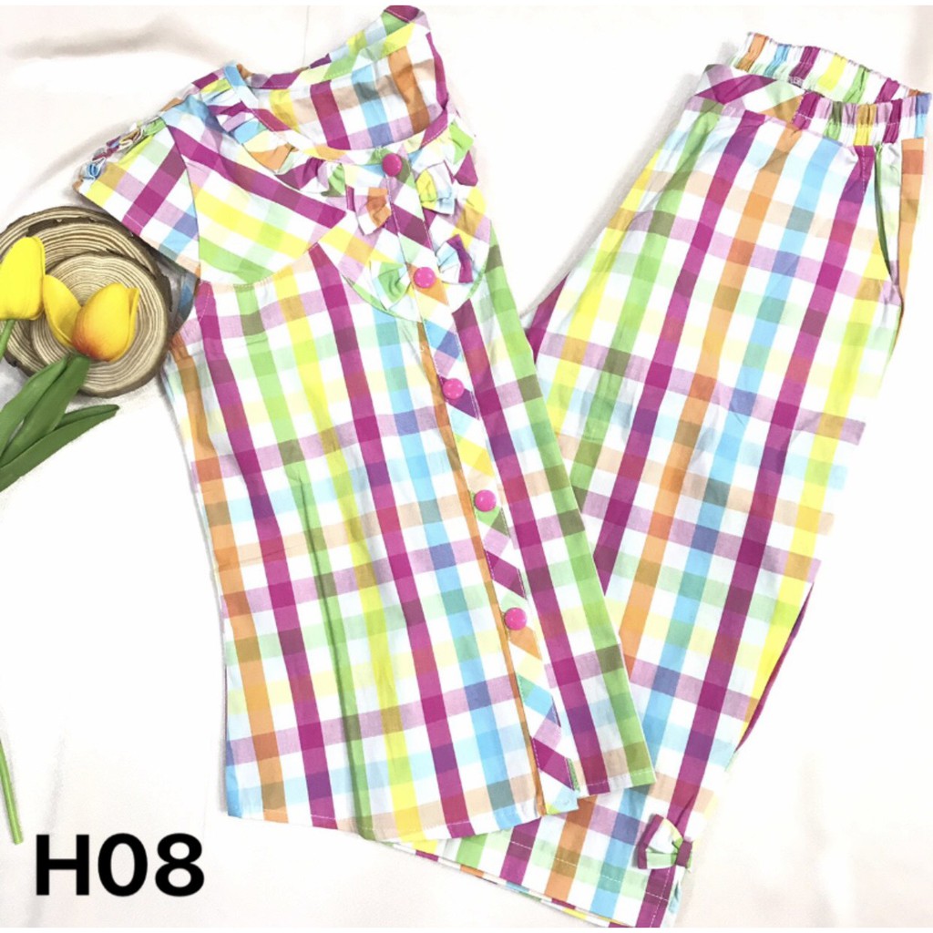 Bộ Đồ Cao Cấp Bé Gái MARINO KIDS (H08)