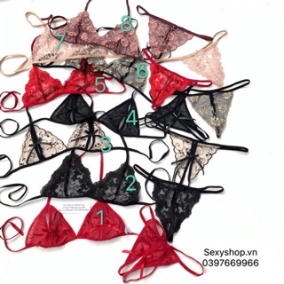 Bộ lót sexy (áo + quần) siêu giảm giá #sexyshop DD48