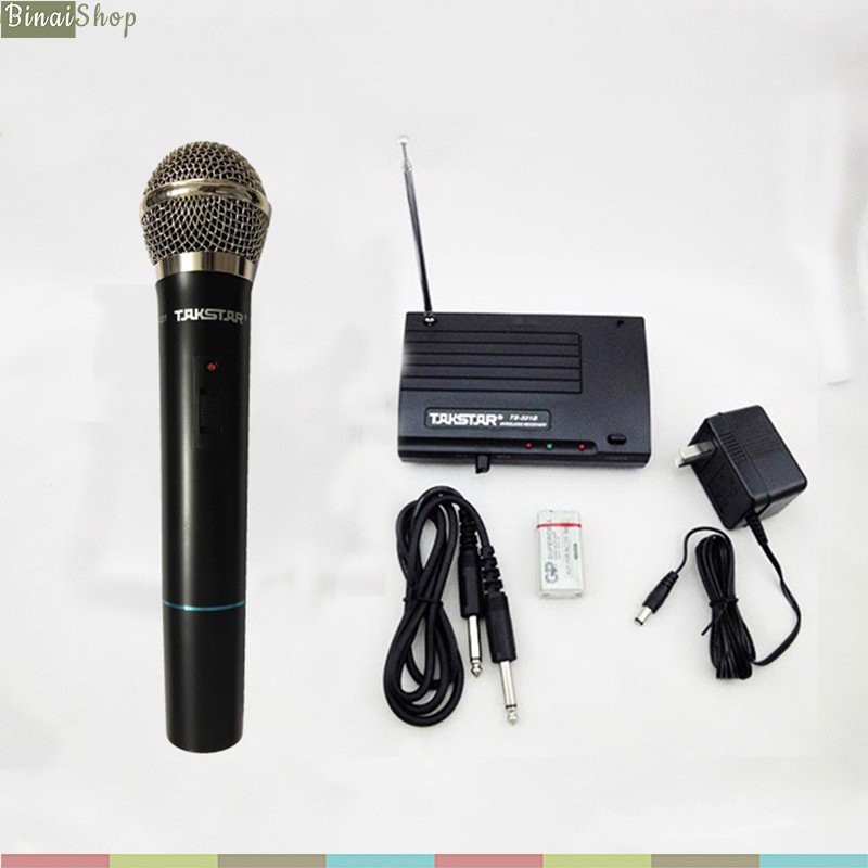 [Mã ELHACE giảm 4% đơn 300K] Takstar TS-331 - Micro Không Dây VHF Cầm Tay Cho Biểu Diễn, Hội Nghị, Karaoke Gia Đình