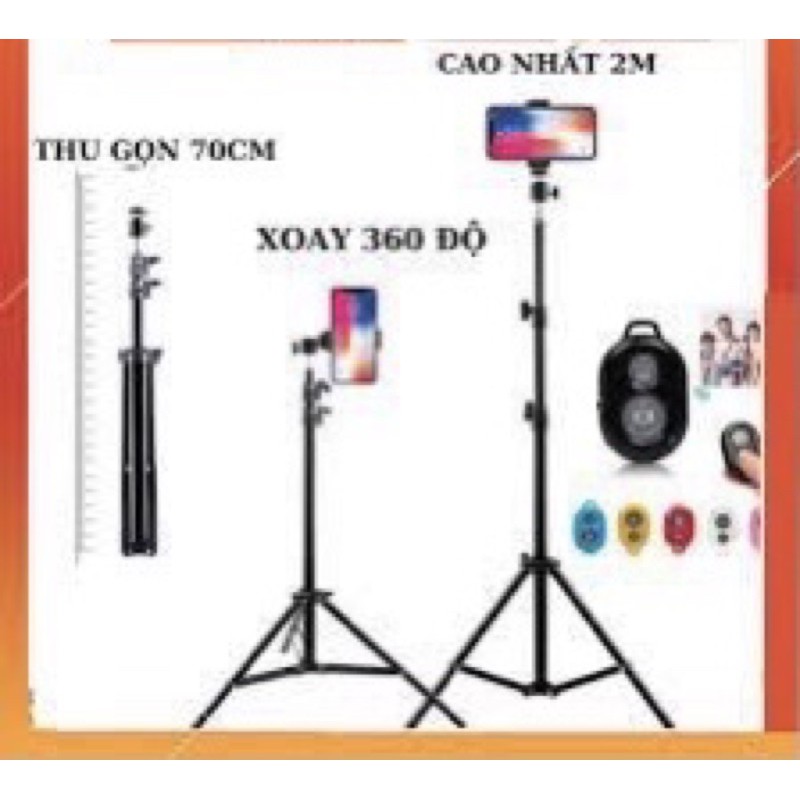 Gậy livestream, quay tiktok ,quay video, chụp ảnh loại XỊN loại TỐT (TRIPOD, SELFIE, GIÁ ĐỠ ĐT)