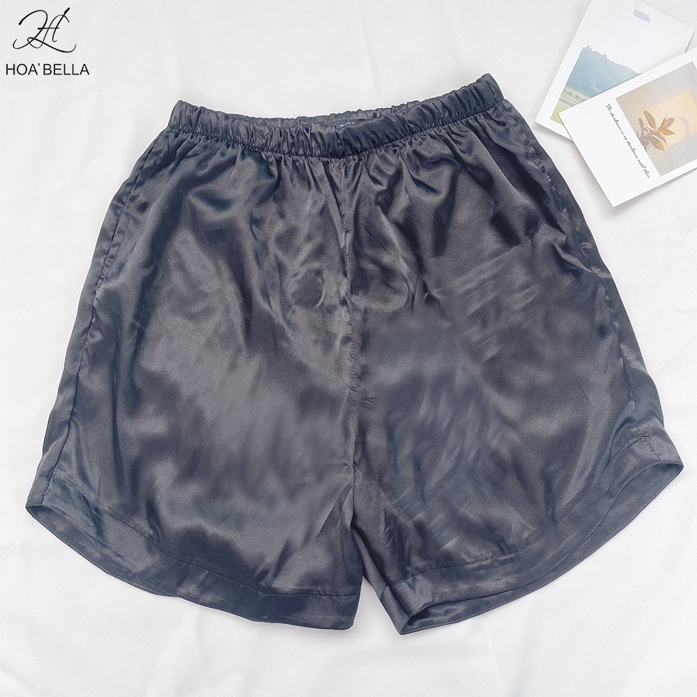 [Mã LT50 giảm 50k đơn 250k] Quần Short Nữ HOABELLA Lụa Satin Cao Cấp Mềm Mịn Thoáng Mát