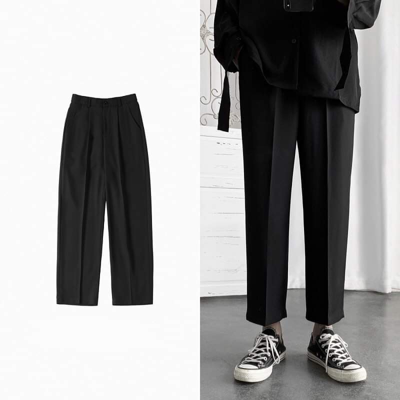 Quần tây fom rộng unisex hàn quốc | BigBuy360 - bigbuy360.vn