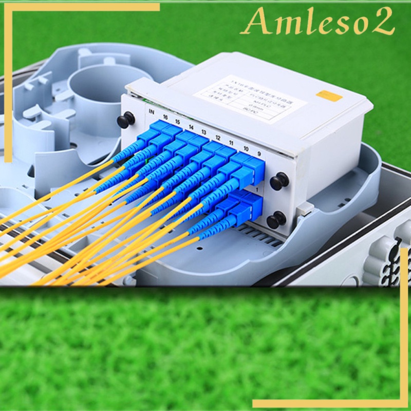 [AMLESO2]SC/UPC Port Digital Optical Splitter 1X16 PLC Fiber Optic Splitter for CATV