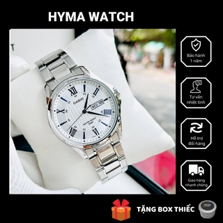 Đồng hồ nam dây thép cao cấp Casio MTP 1384D-7A2 Mặt trắng kim - Size 41mm chống nước 10ATM Bảo hành 1 năm  Hyma watch