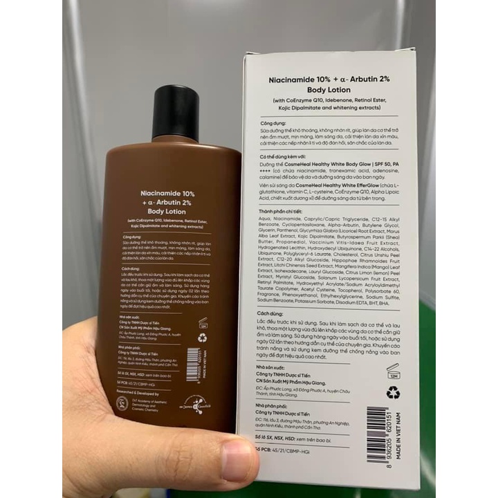 Sữa Dưỡng Thể Trắng Da DrCeutics Body Lotion Healthy White