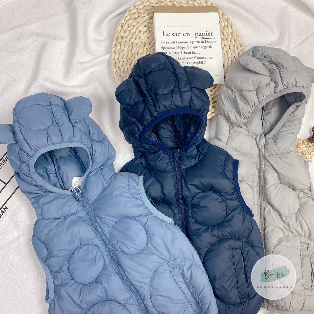 Áo Phao gile lông vũ siêu nhẹ cho bé Boru.kids21