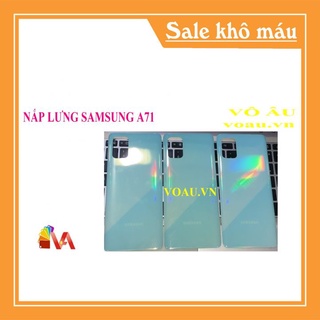Vỏ sau samsung a71 màu xanh